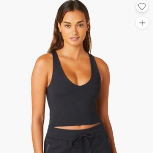 Heather Rib Fresh Cut Cropped Tank